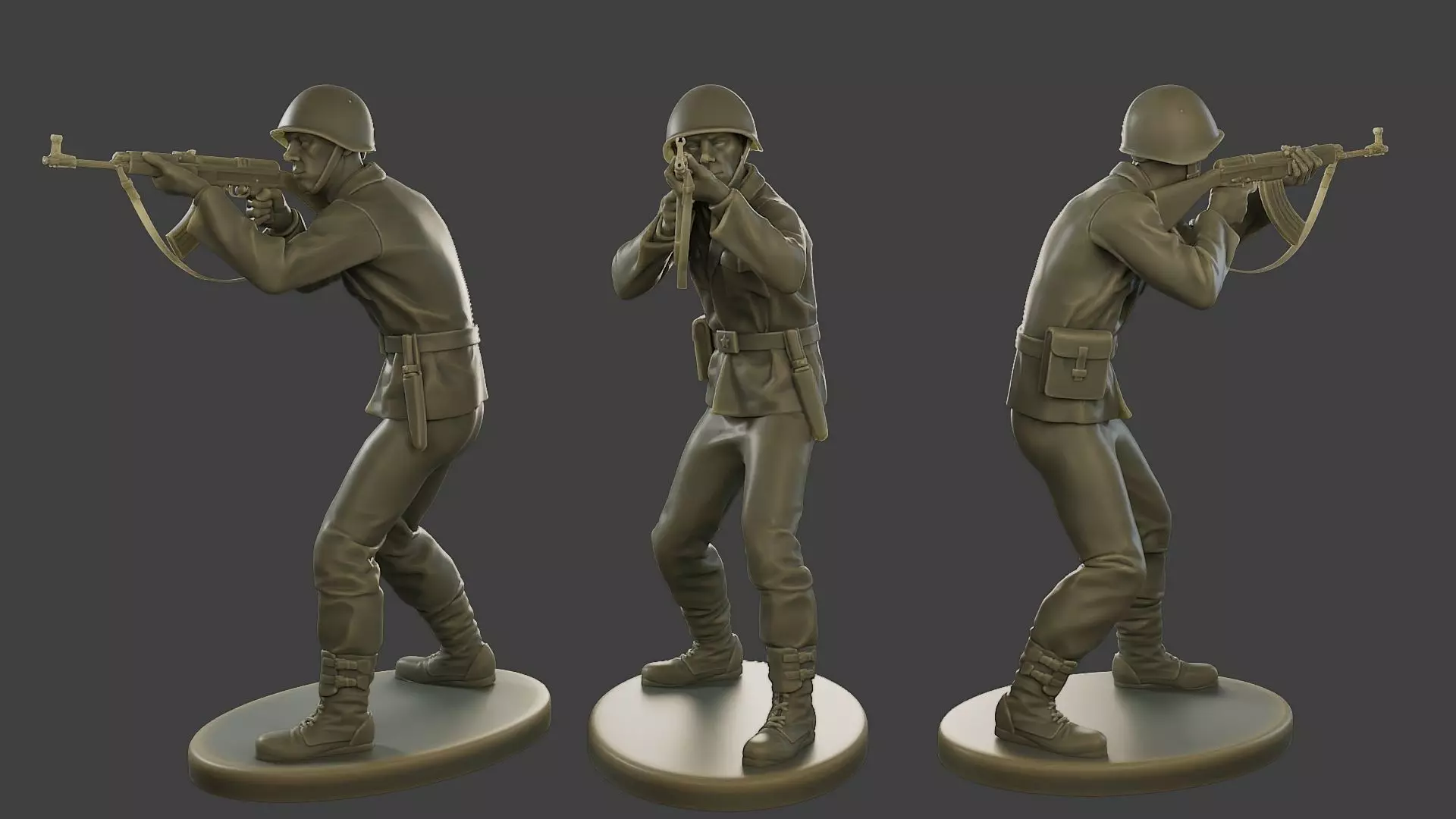 CzechSlovak Communist Soldier CCS1 005 3D print model_0