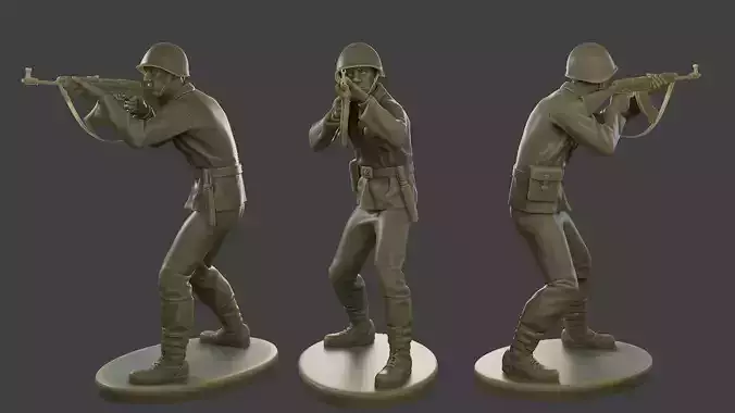 CzechSlovak Communist Soldier CCS1 005 3D print model