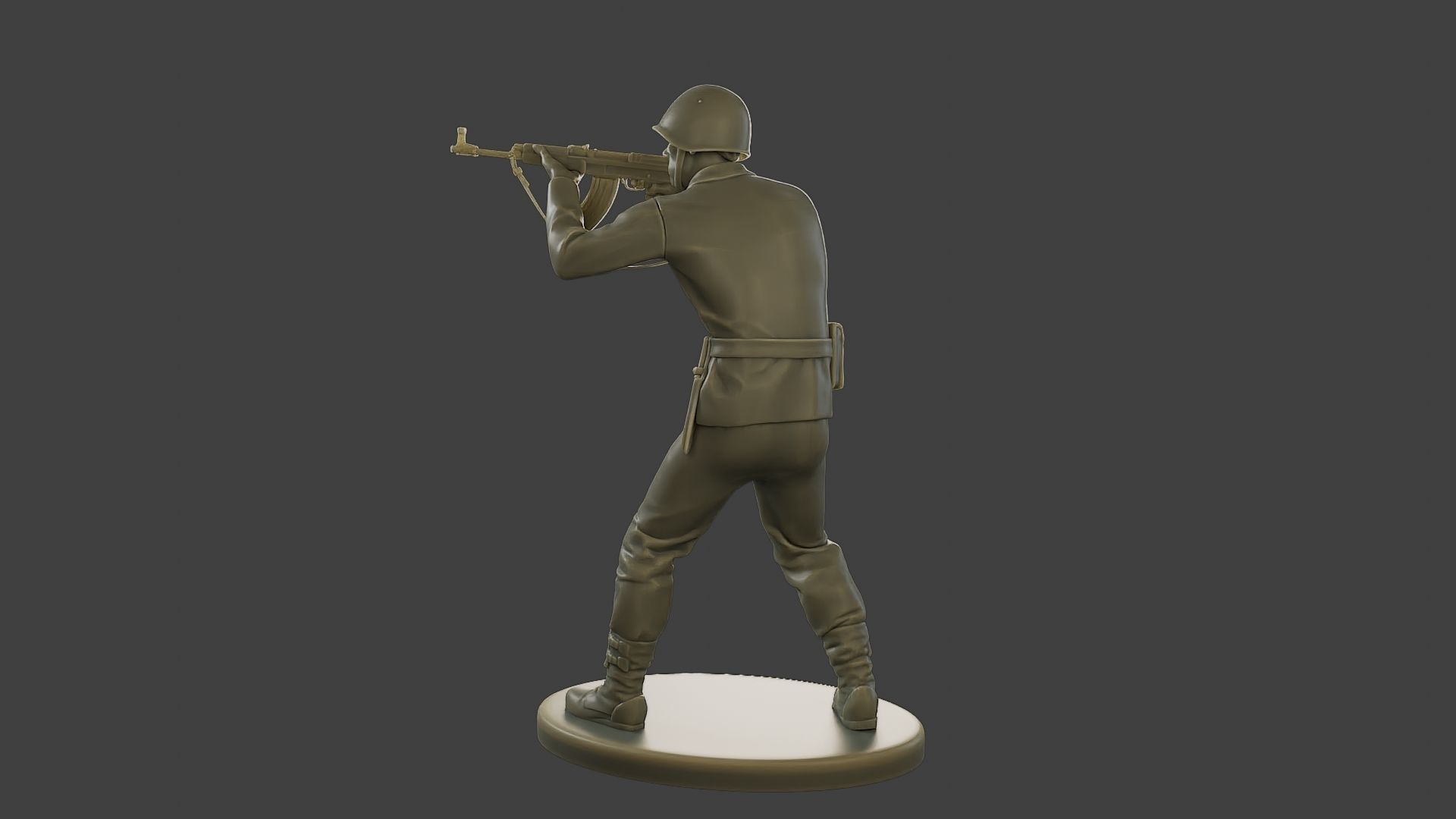 CzechSlovak Communist Soldier CCS1 005 3D print model_4