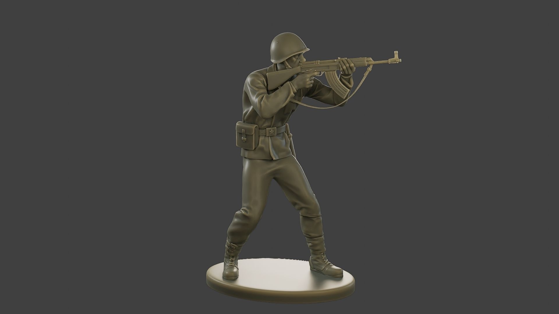 CzechSlovak Communist Soldier CCS1 005 3D print model_9