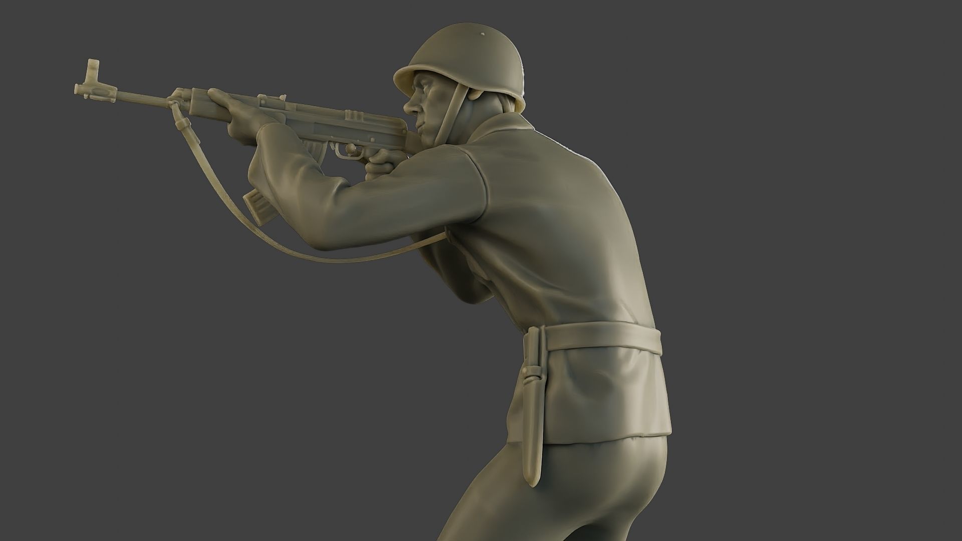 CzechSlovak Communist Soldier CCS1 005 3D print model_17