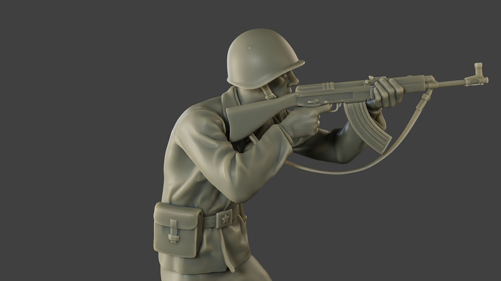 CzechSlovak Communist Soldier CCS1 005 3D print model_20