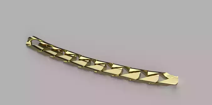 Cuban style chain link