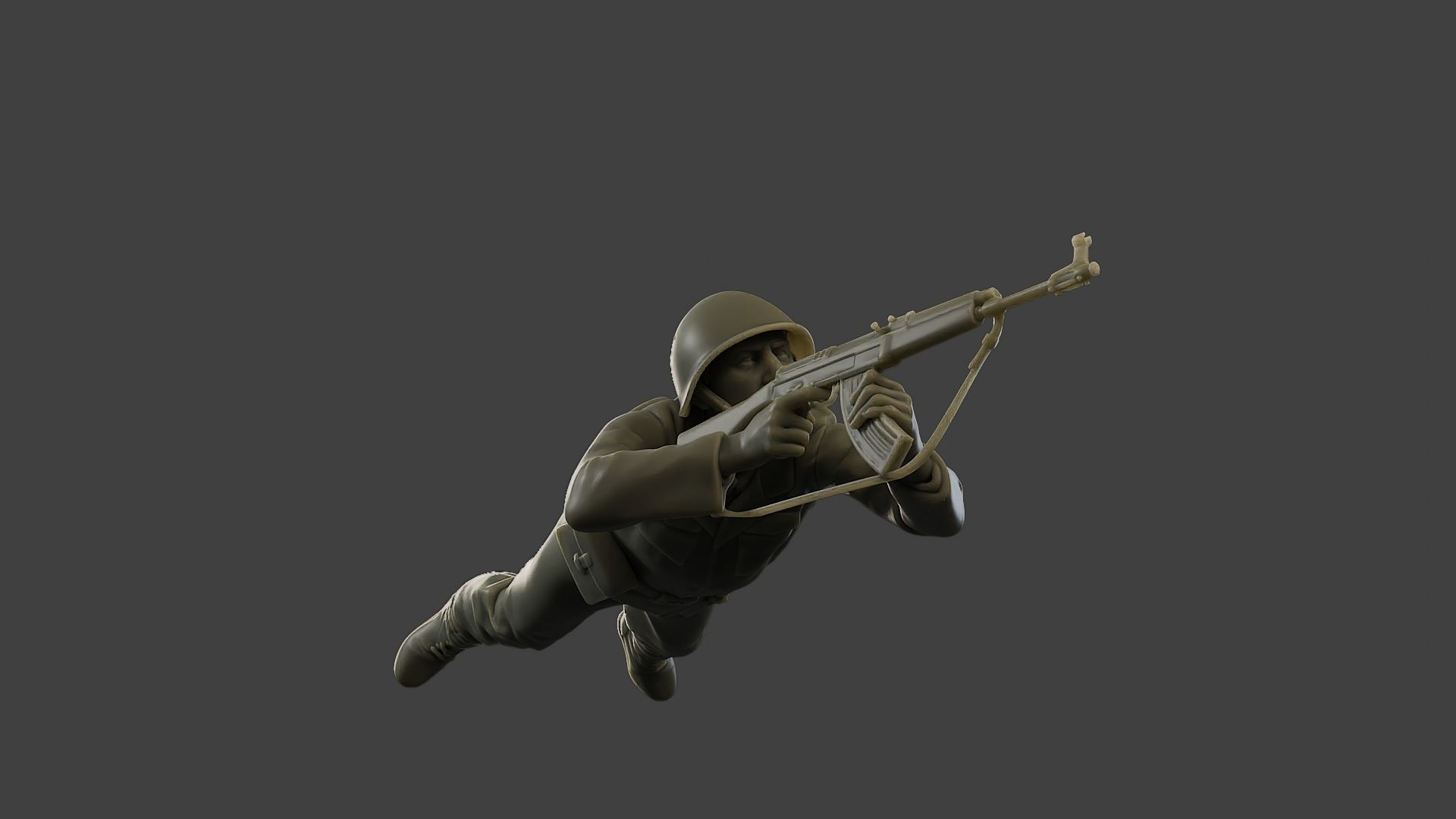 CzechSlovak Communist Soldier CCS1 006 3D print model_30