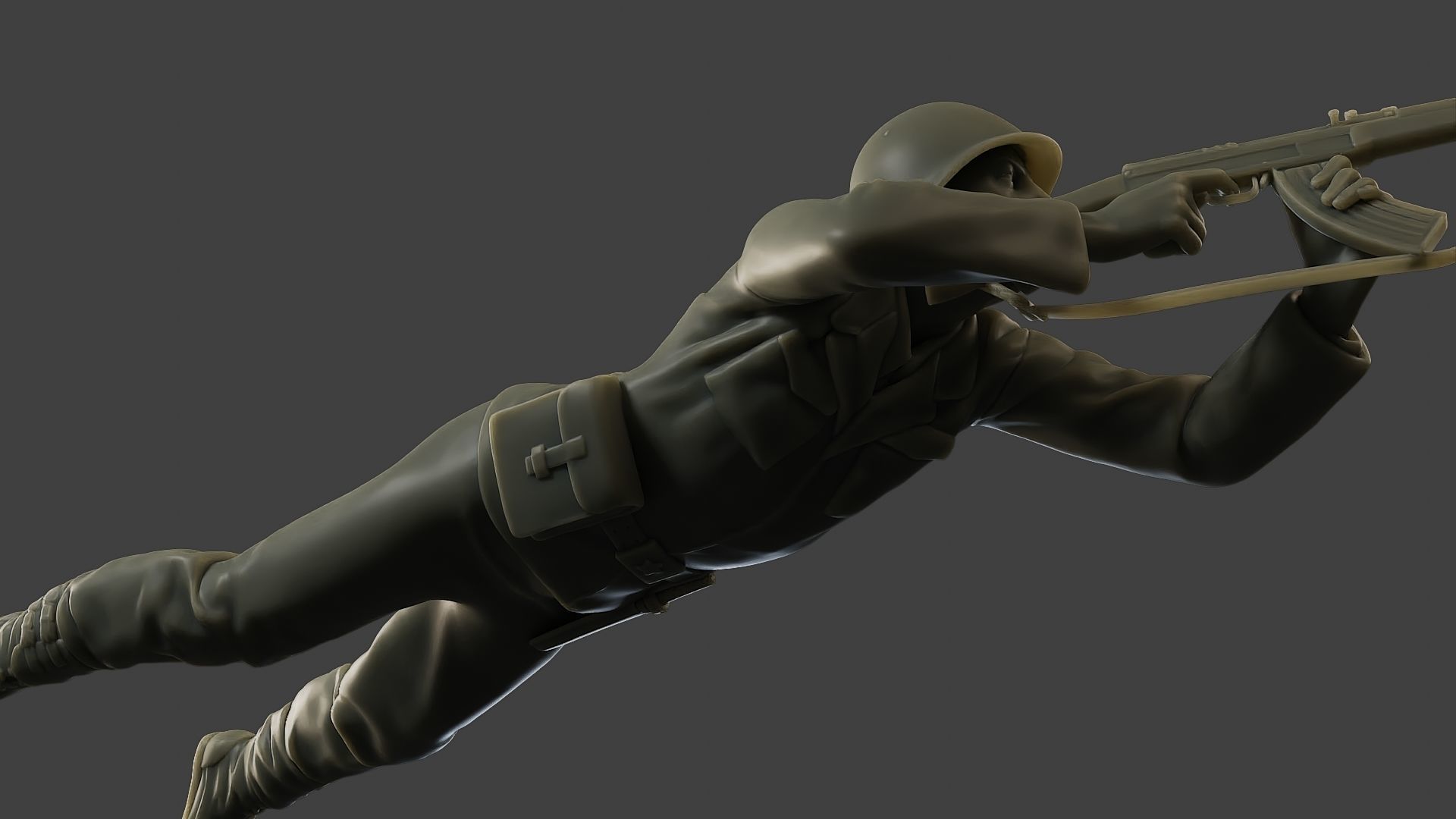 CzechSlovak Communist Soldier CCS1 006 3D print model_29