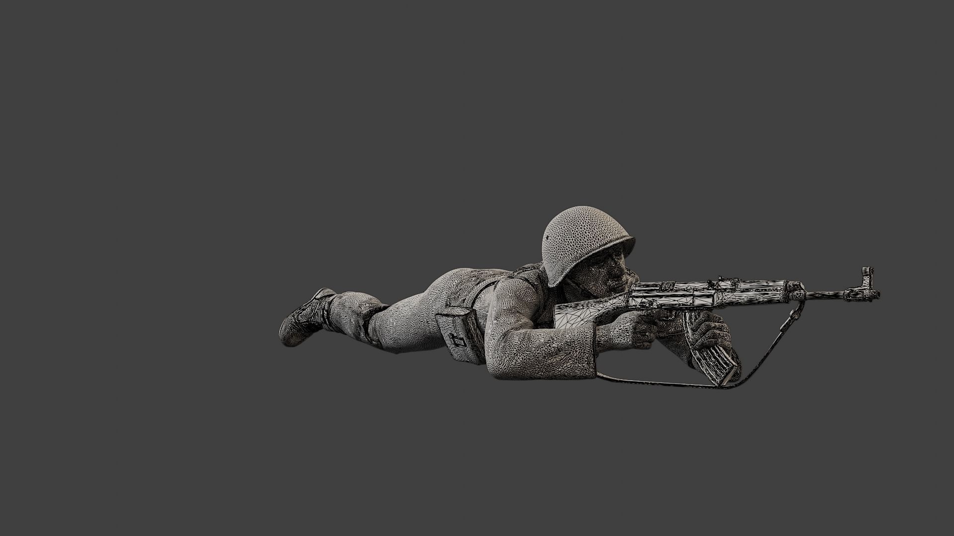 CzechSlovak Communist Soldier CCS1 006 3D print model_12