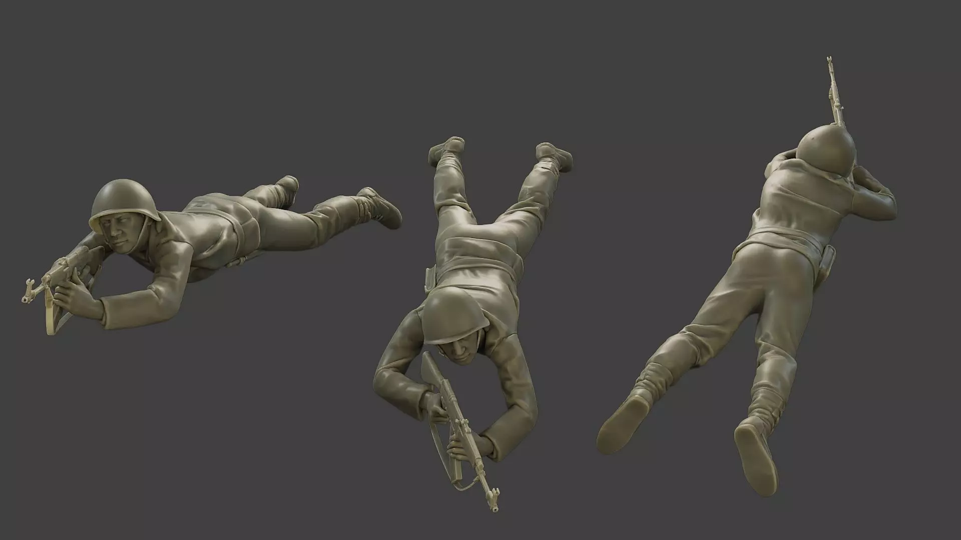 CzechSlovak Communist Soldier CCS1 006 3D print model_0