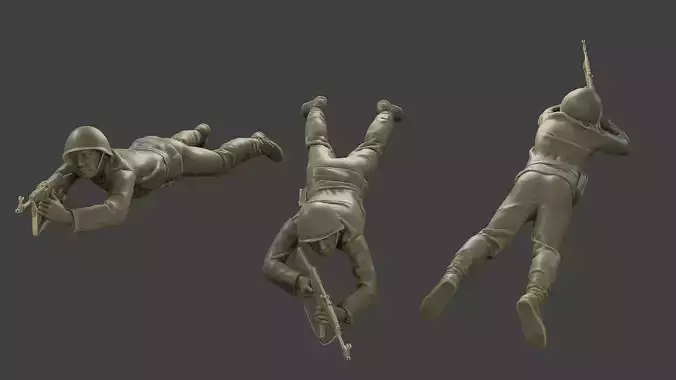 CzechSlovak Communist Soldier CCS1 006 3D print model