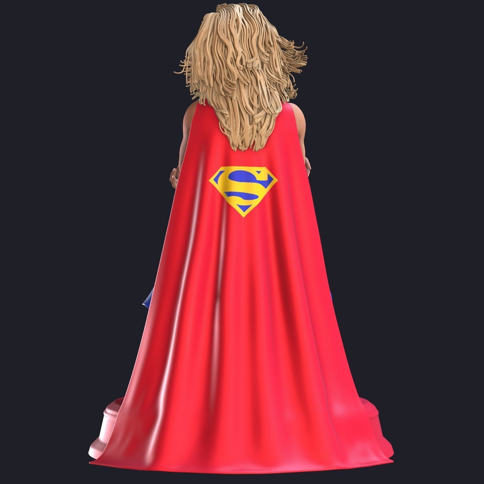 Supergirl phone holder  1 3D print model_10