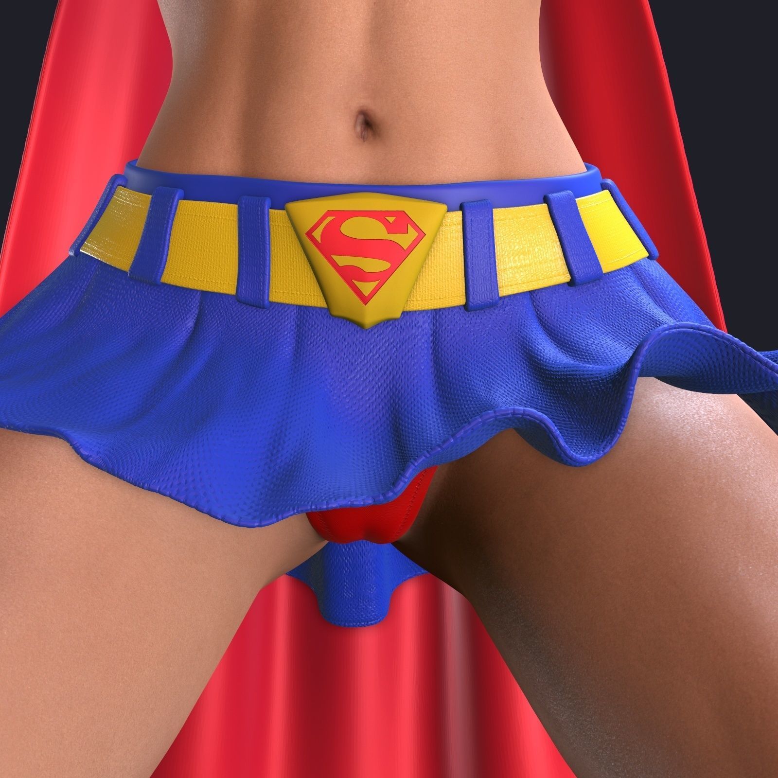 Supergirl phone holder  1 3D print model_13