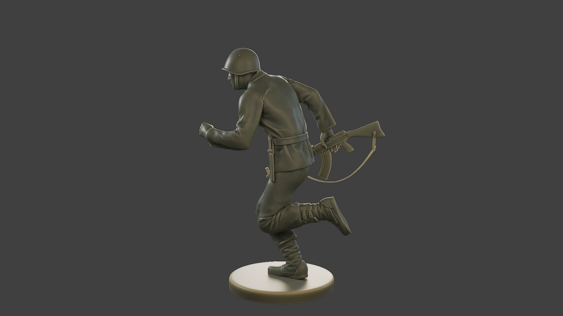 CzechSlovak Communist Soldier CCS1 007 3D print model_4