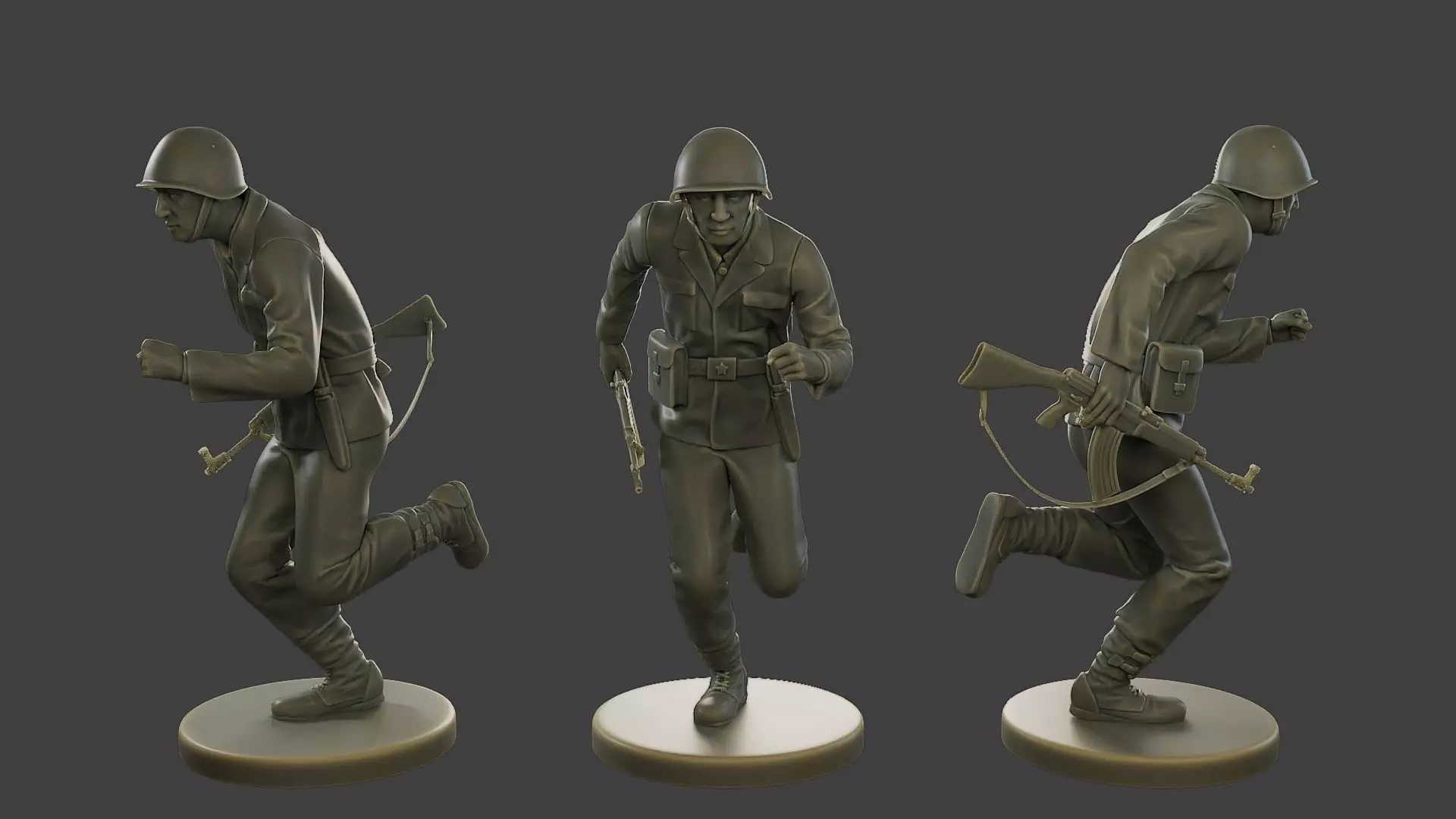 CzechSlovak Communist Soldier CCS1 007 3D print model_0