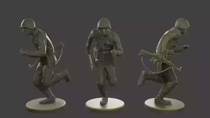 CzechSlovak Communist Soldier CCS1 007 3D print model