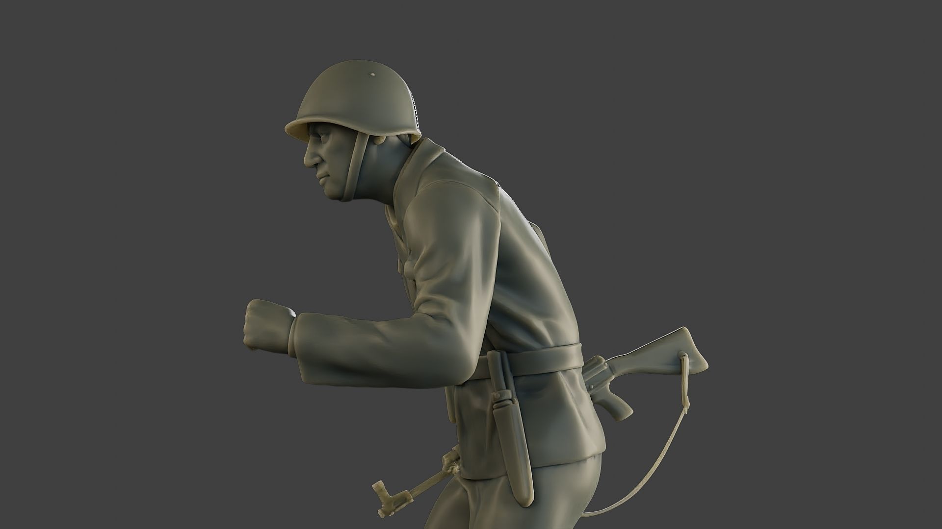 CzechSlovak Communist Soldier CCS1 007 3D print model_17