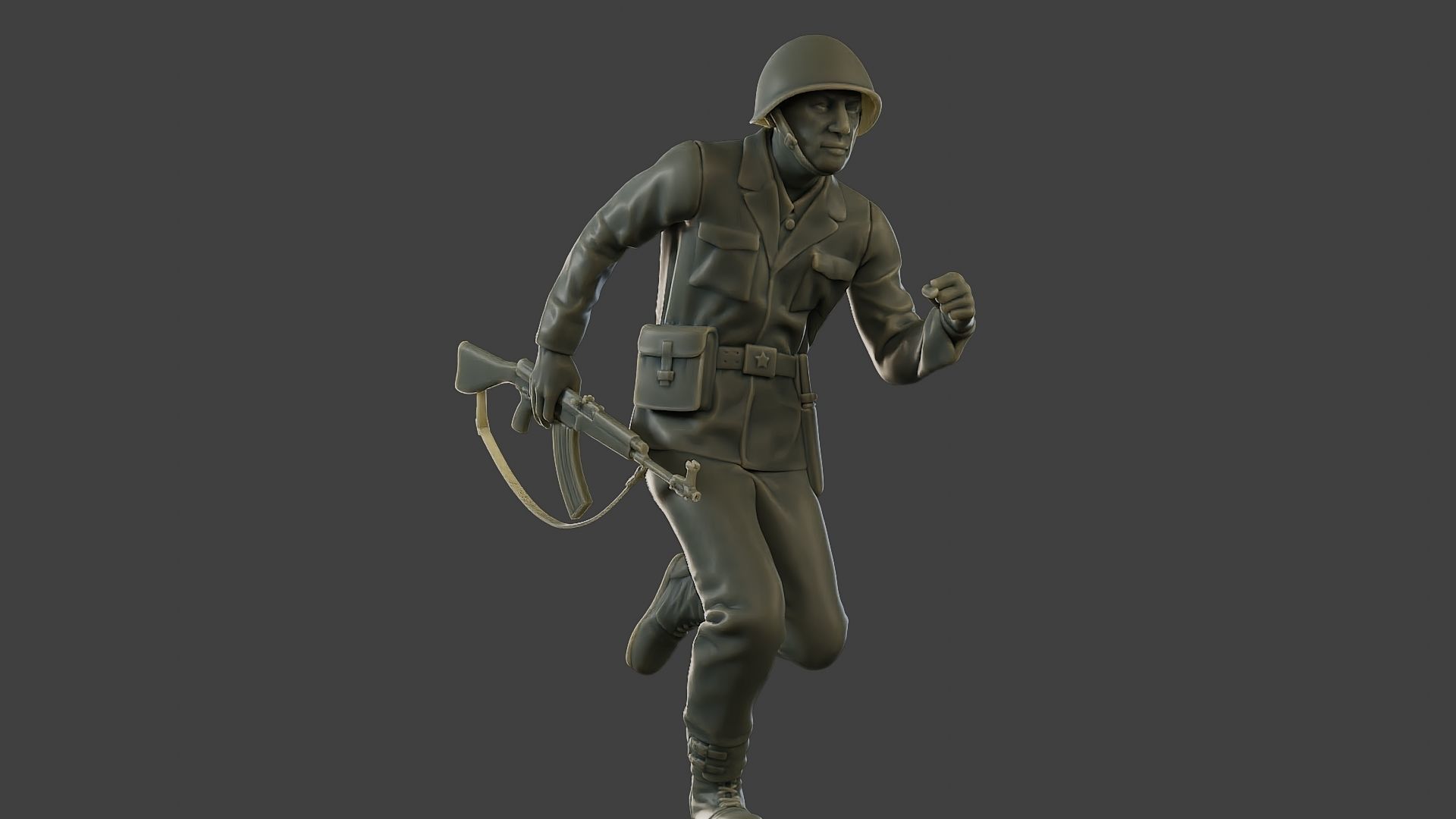CzechSlovak Communist Soldier CCS1 007 3D print model_13