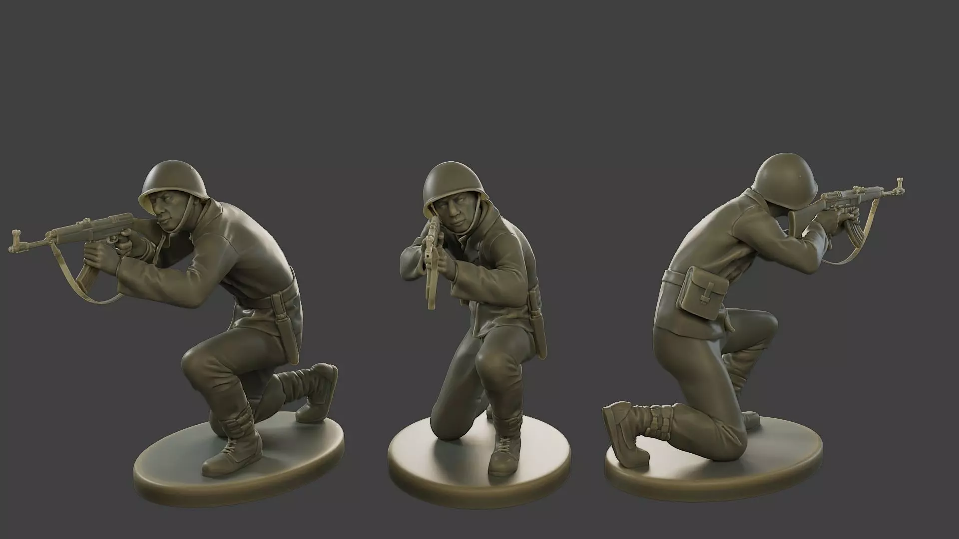 CzechSlovak Communist Soldier CCS1 008 3D print model_0