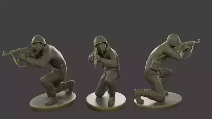CzechSlovak Communist Soldier CCS1 008 3D print model