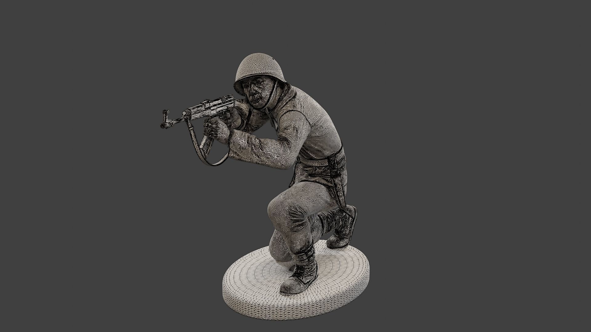 CzechSlovak Communist Soldier CCS1 008 3D print model_12