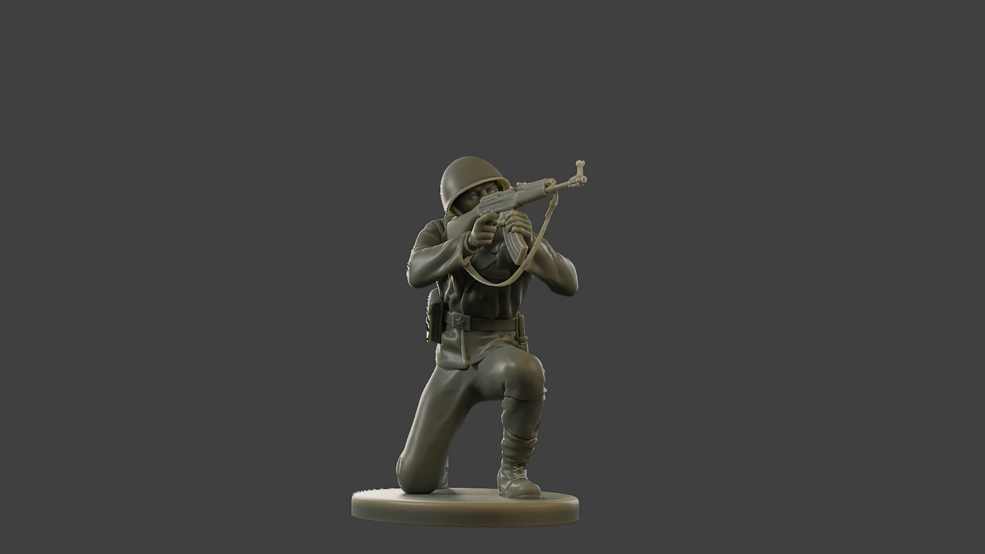 CzechSlovak Communist Soldier CCS1 008 3D print model_13