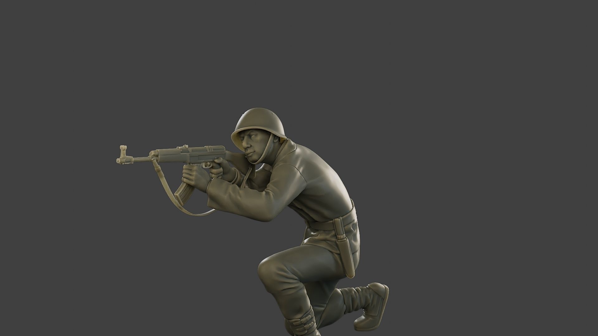 CzechSlovak Communist Soldier CCS1 008 3D print model_27