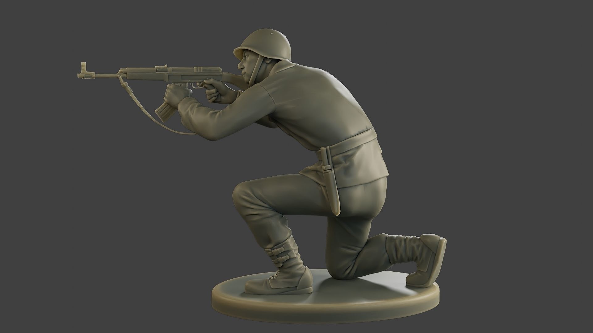 CzechSlovak Communist Soldier CCS1 008 3D print model_17