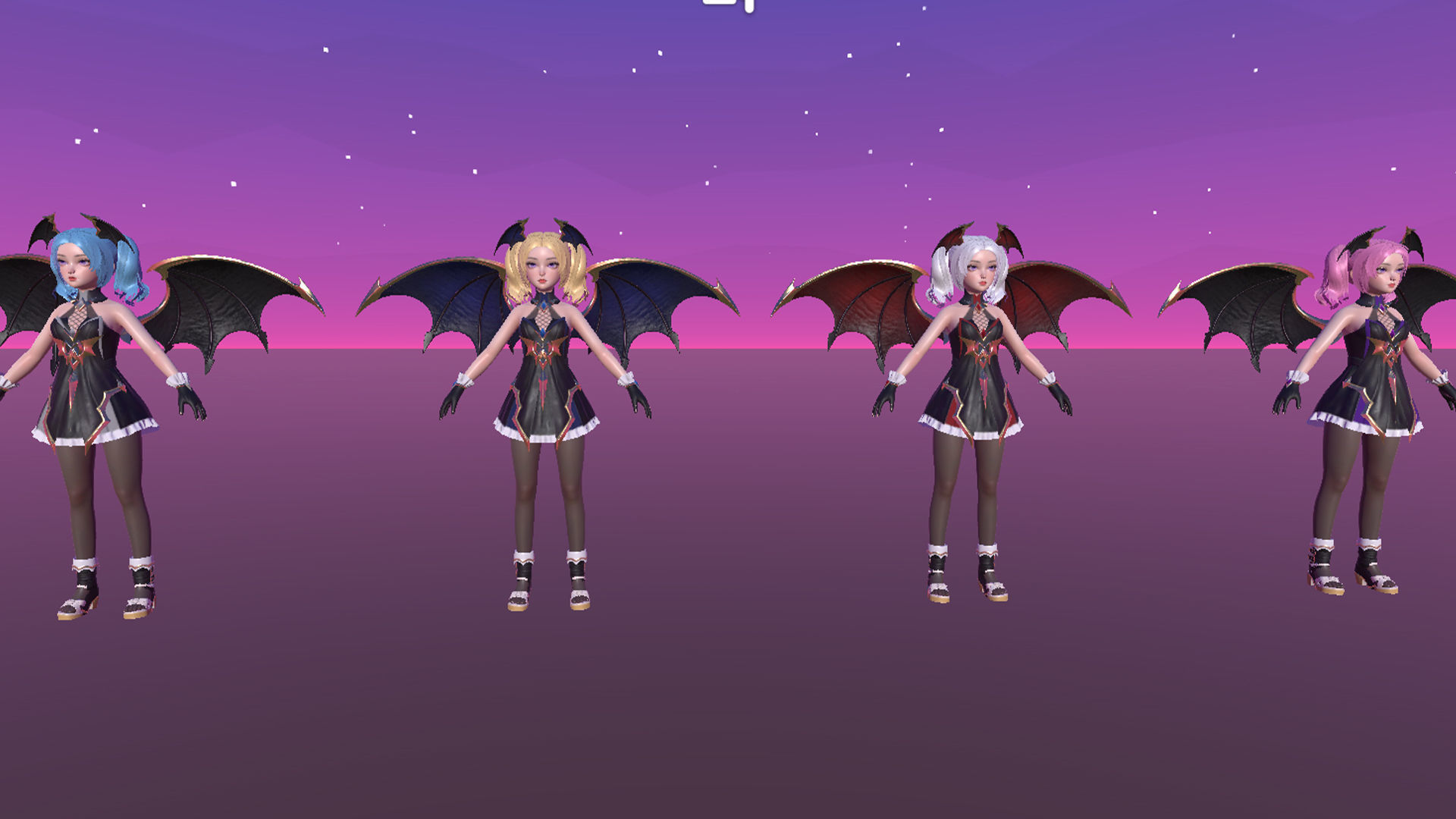 Reaper Girl Low-poly 3D model_16