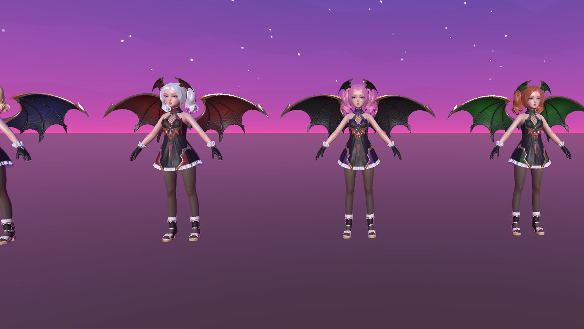 Reaper Girl Low-poly 3D model_17