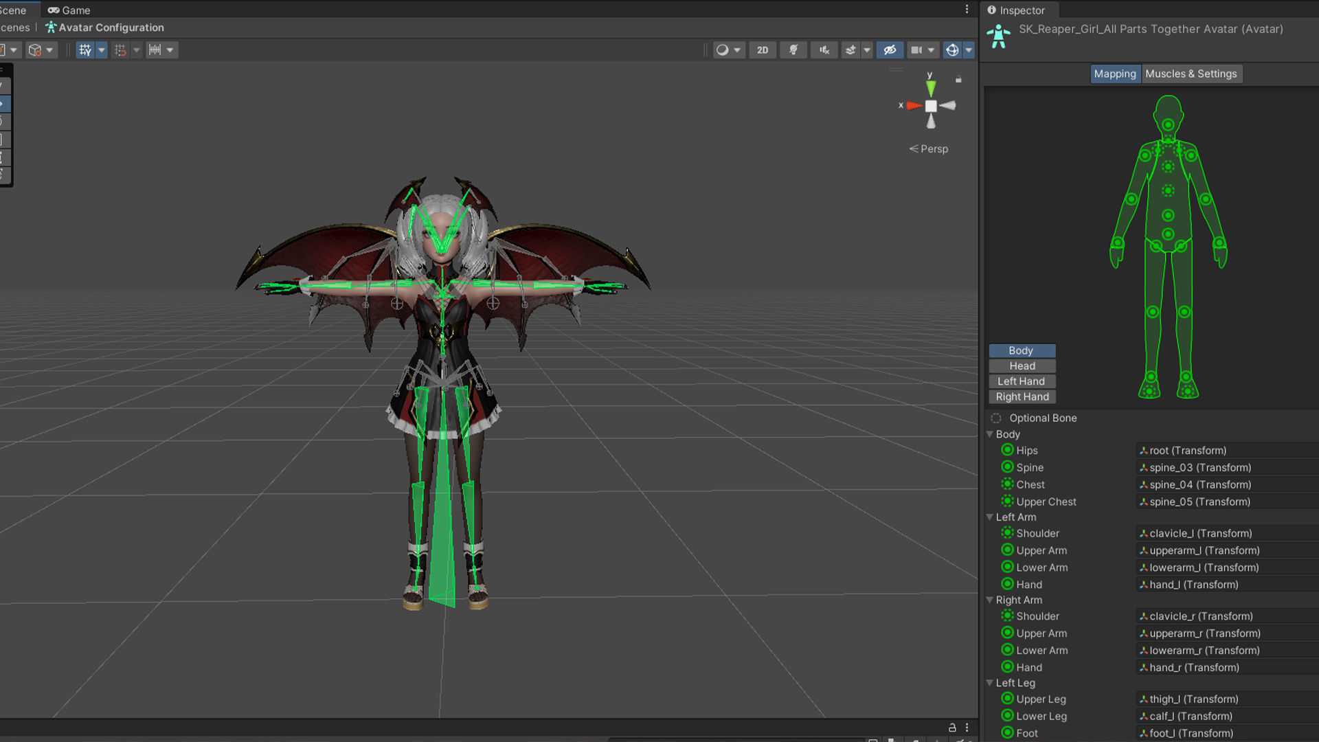 Reaper Girl Low-poly 3D model_19