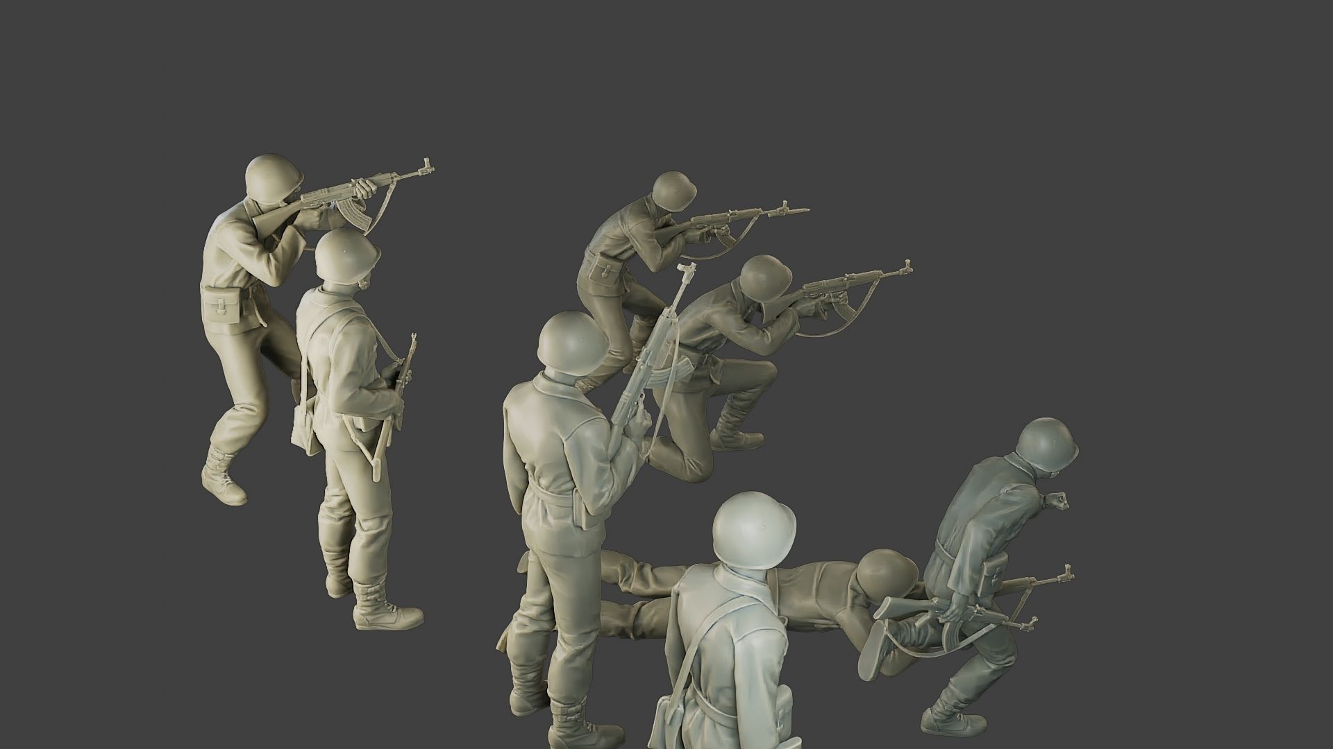 CzechSlovak Communist Soldier CCS1 Pack 1 3D Model Collection_20