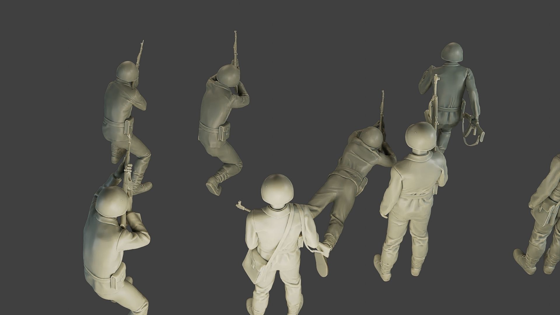 CzechSlovak Communist Soldier CCS1 Pack 1 3D Model Collection_31