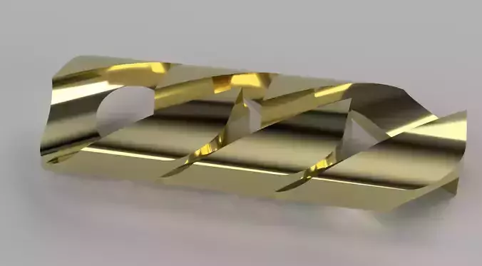 Square Cuban style chain link