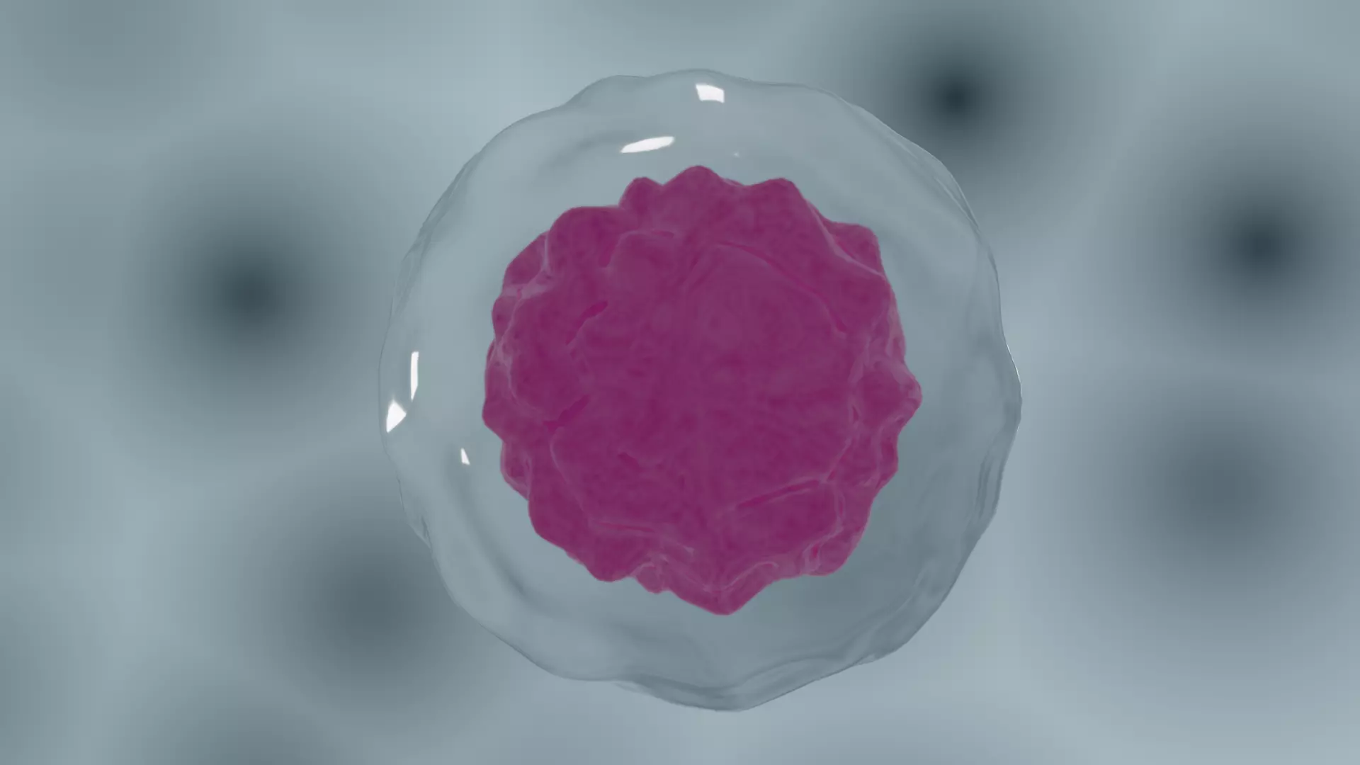 Professional realistic Animal Cell or Stem Cell 3D model Free low-poly 3D model_0