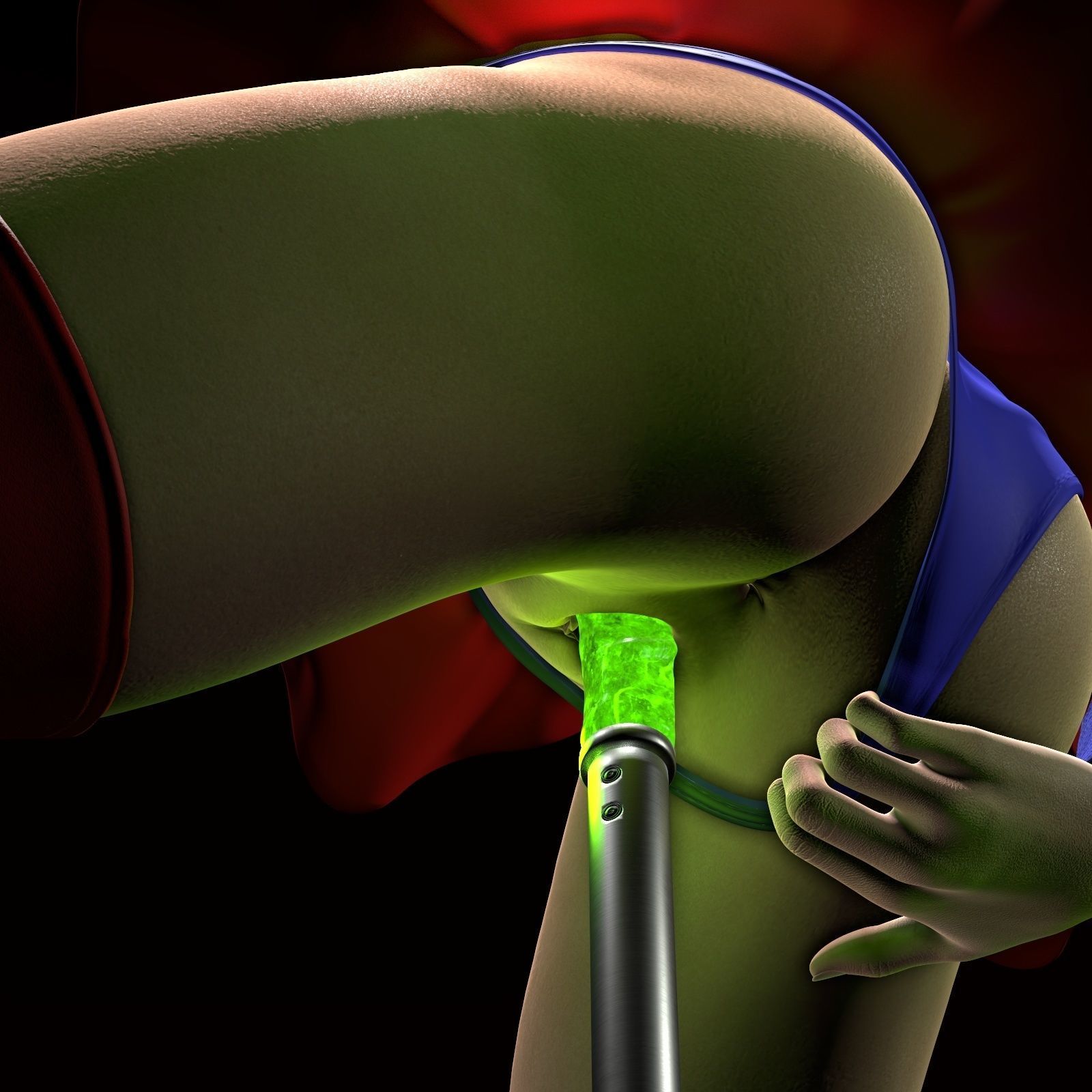 Supergirl phone holder 3 3D print model_11