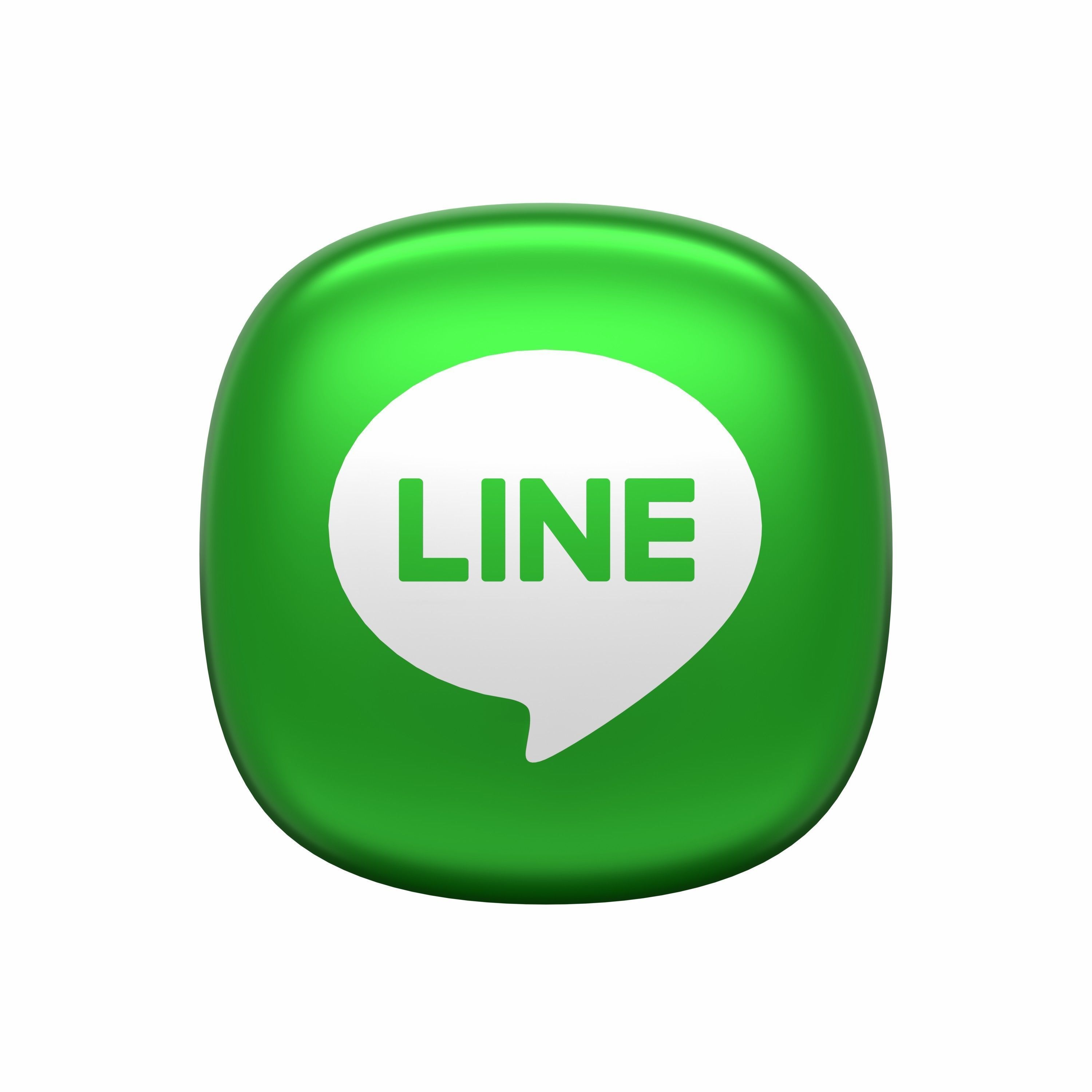 Social Media 3D icon Set UX UI Web Design Elements 3d rendering  3D model_12