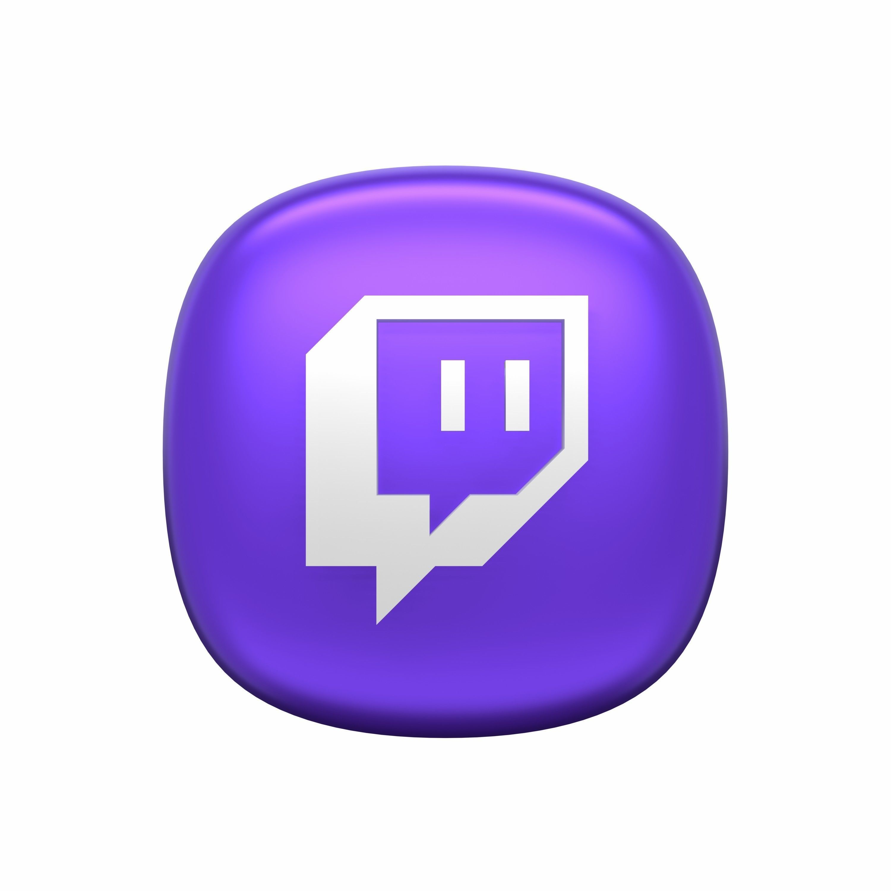 Social Media 3D icon Set UX UI Web Design Elements 3d rendering  3D model_14