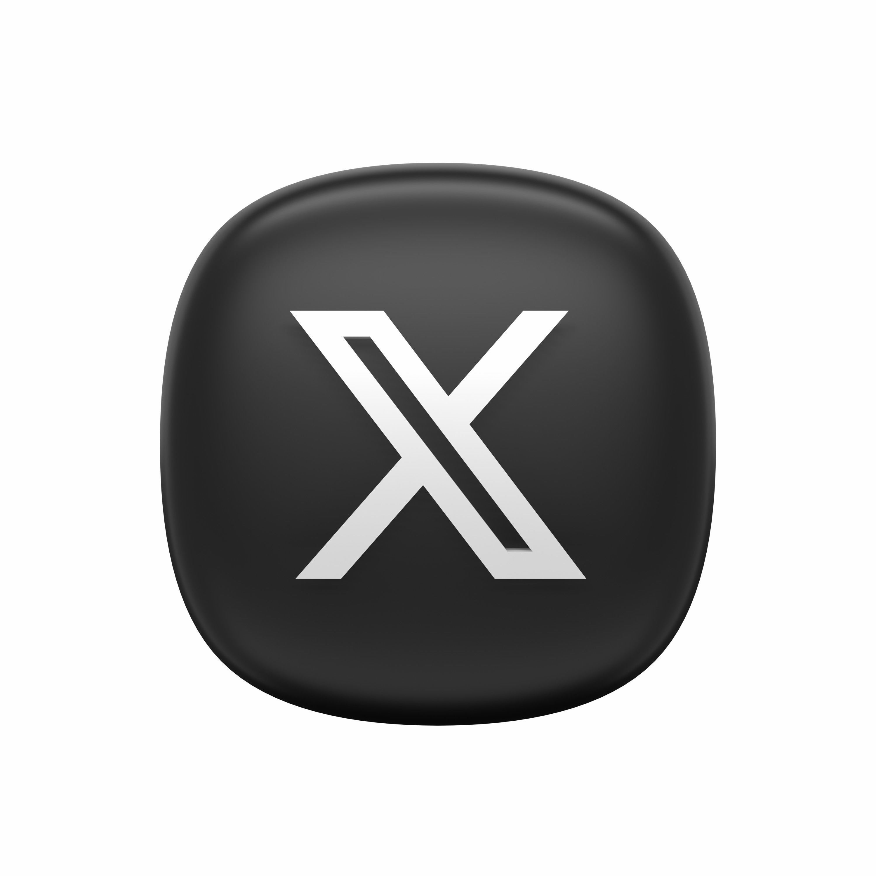 Social Media 3D icon Set UX UI Web Design Elements 3d rendering  3D model_18