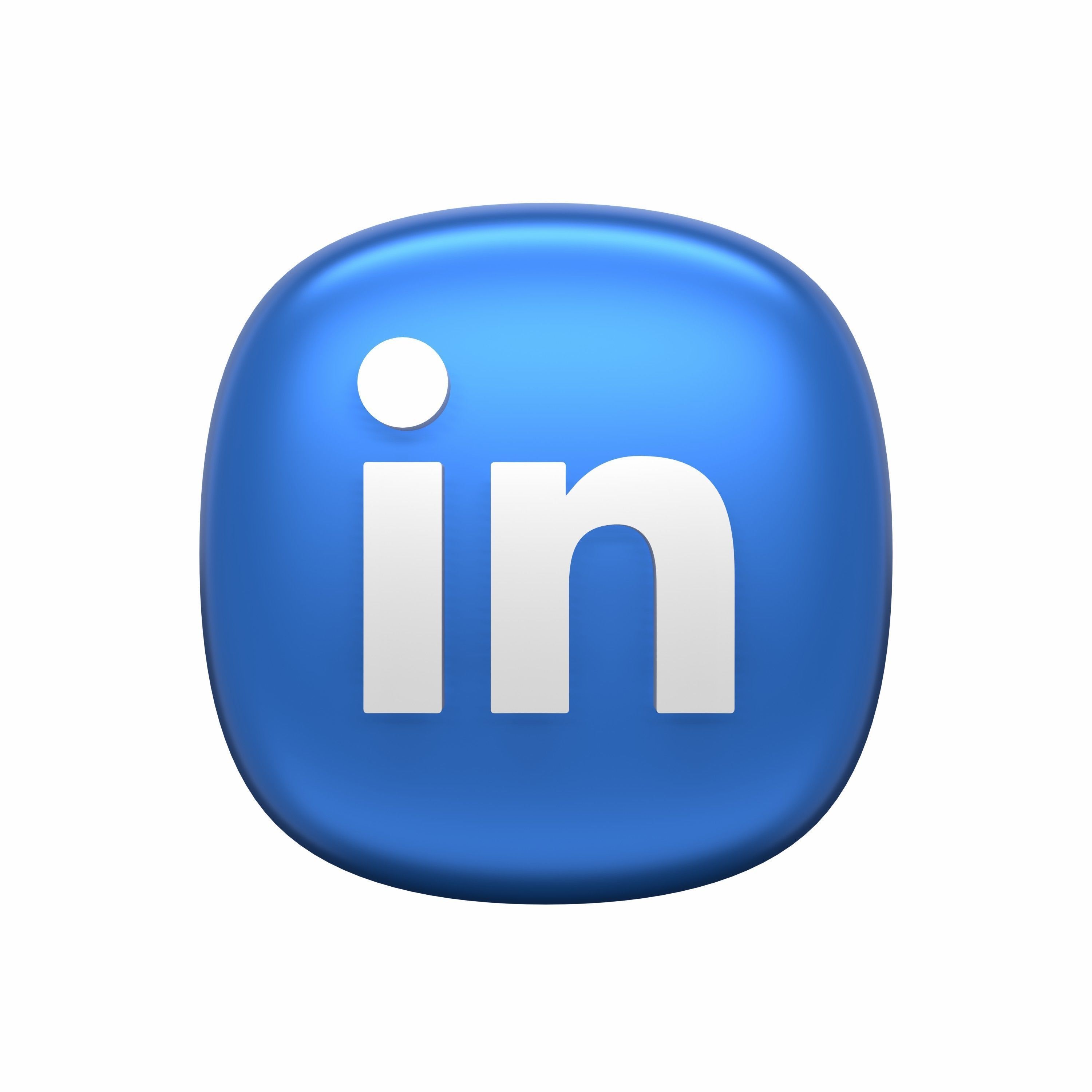 Social Media 3D icon Set UX UI Web Design Elements 3d rendering  3D model_9