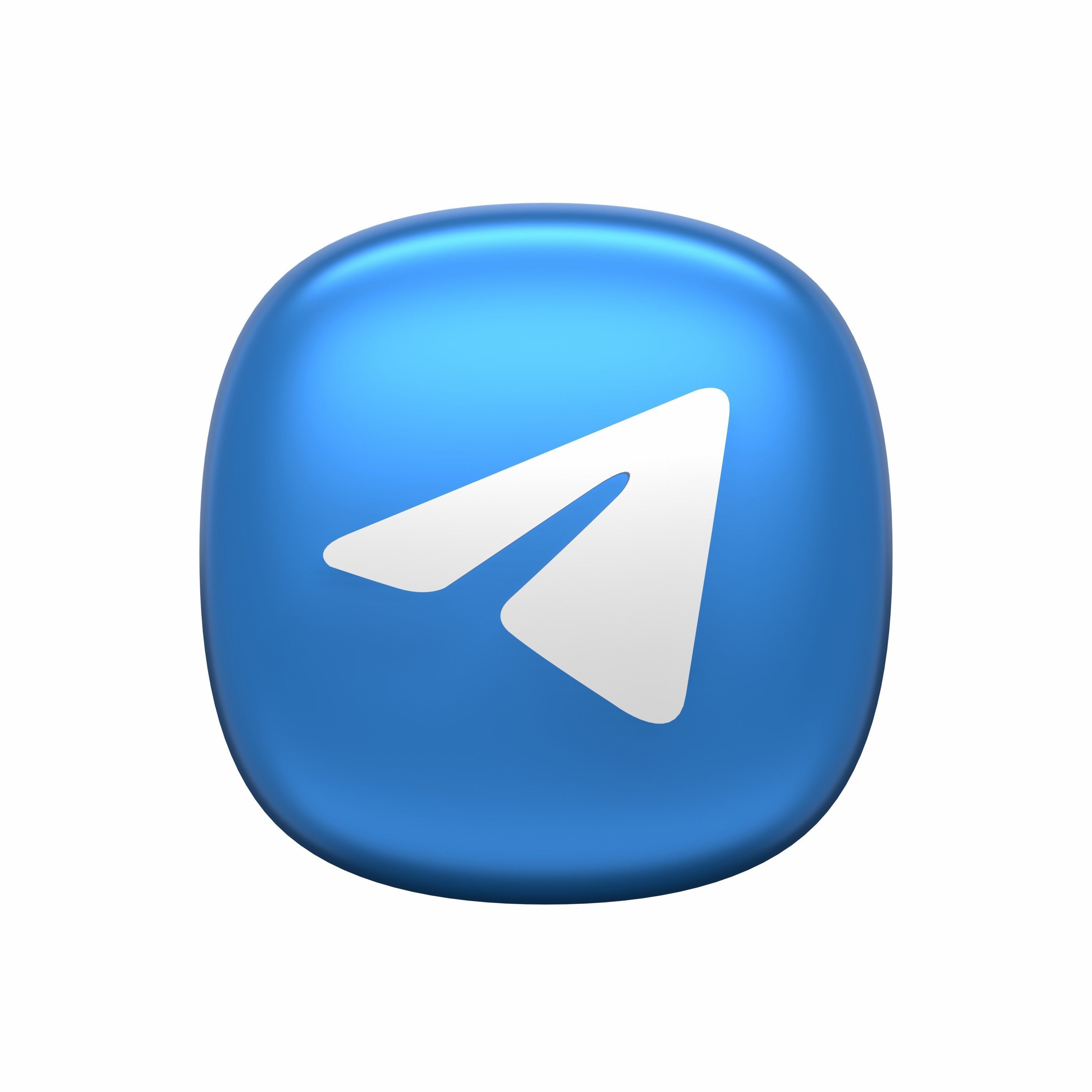 Social Media 3D icon Set UX UI Web Design Elements 3d rendering  3D model_17