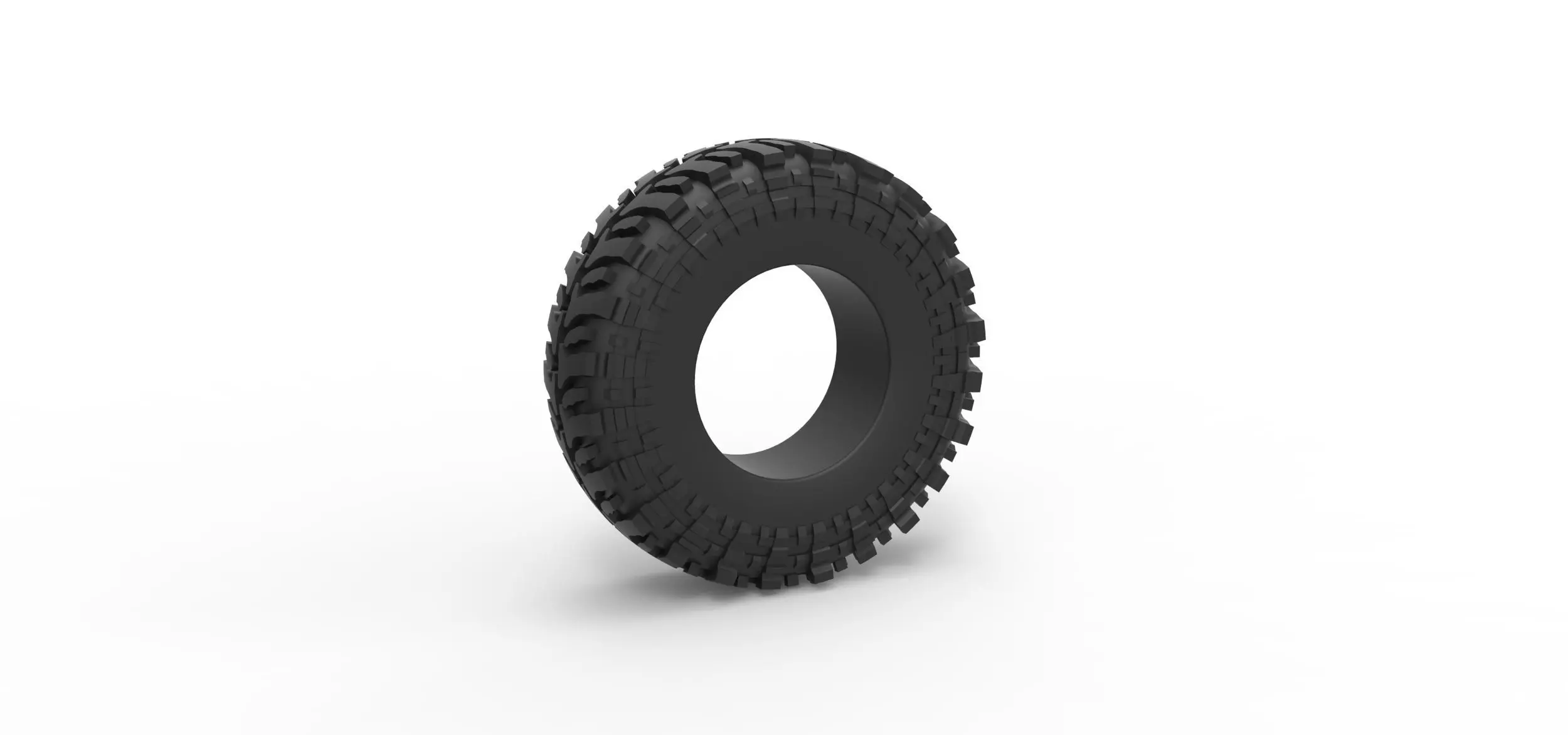 Offroad tire 91 Scale 1 to 25 3D print model_0