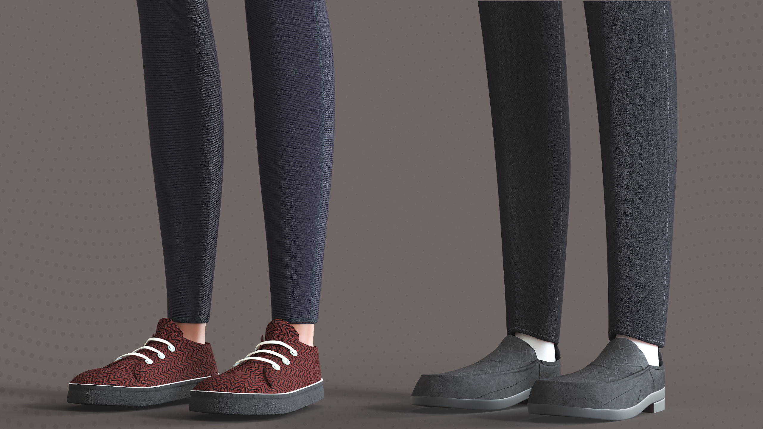 Cartoon Afro Family Pack - 3d Rigged Characters 3D model_74