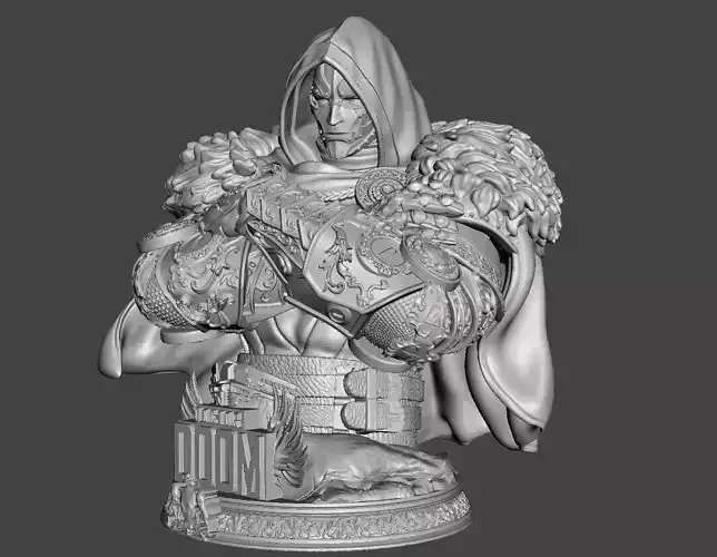 Dr Doom Bust 3d model for 3d printing 