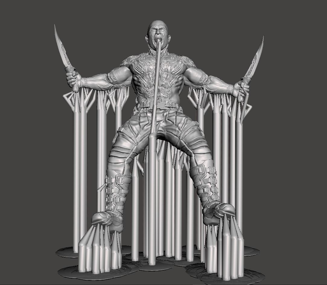 drax 3d model for 3d printing 3D print model_4