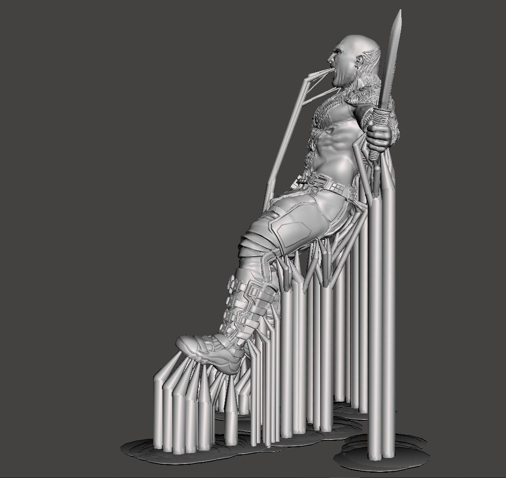 drax 3d model for 3d printing 3D print model_1