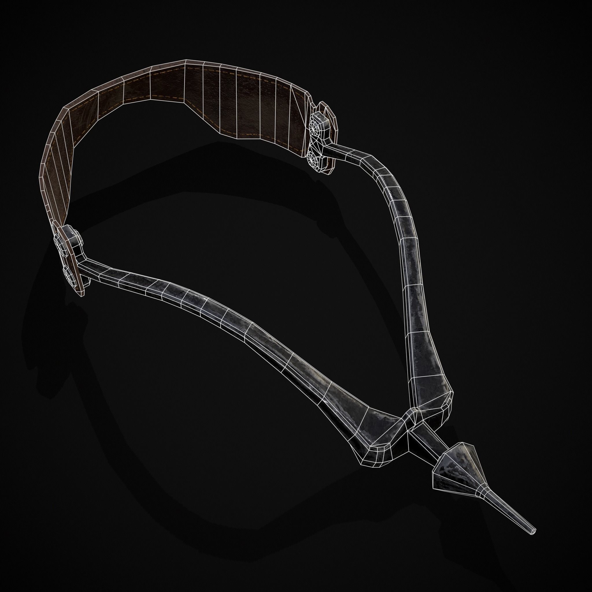 Three Prick Spurs Low-poly 3D model_22