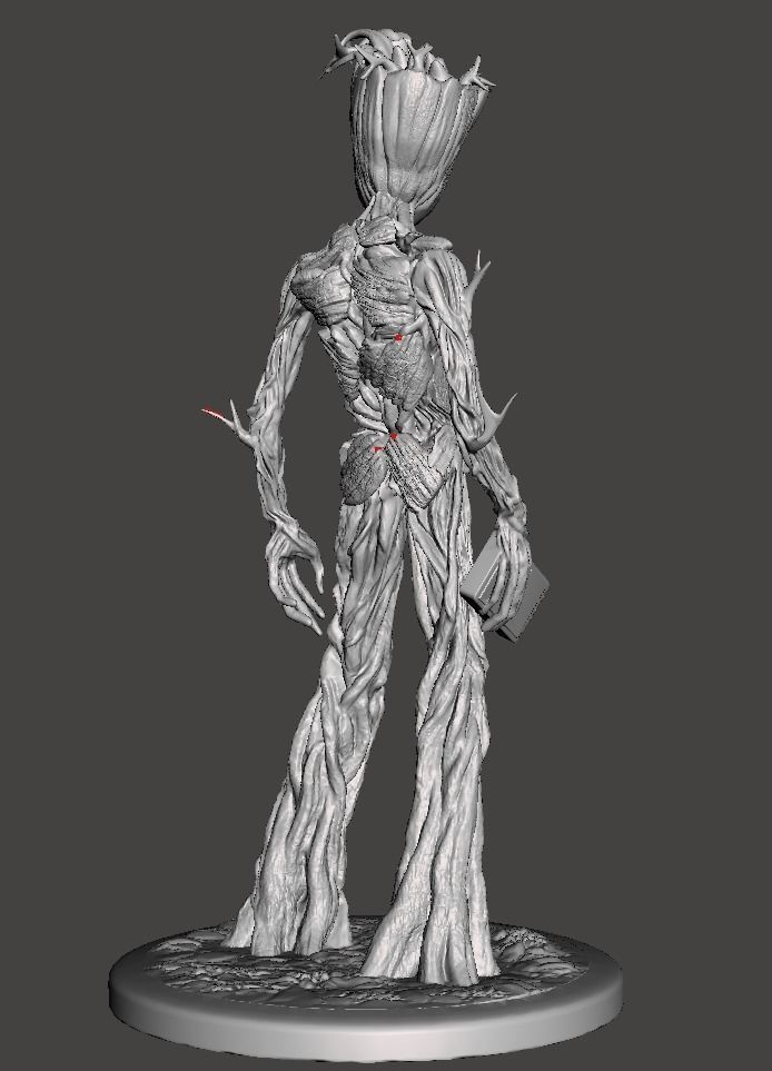 Groot young 3d model 3D print model_3