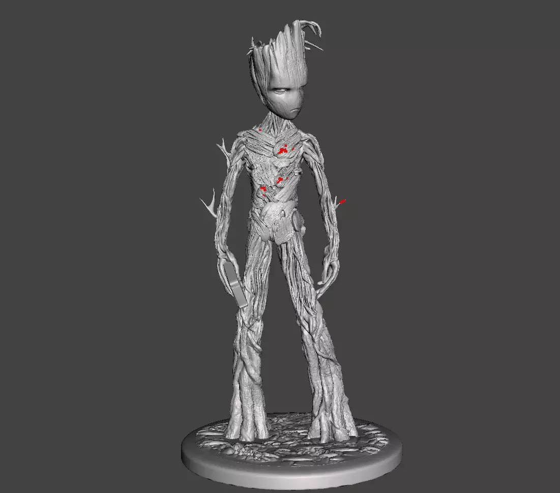 Groot young 3d model 3D print model_0