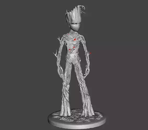 Groot young 3d model  3D print model