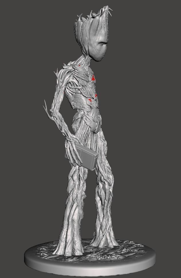 Groot young 3d model 3D print model_4