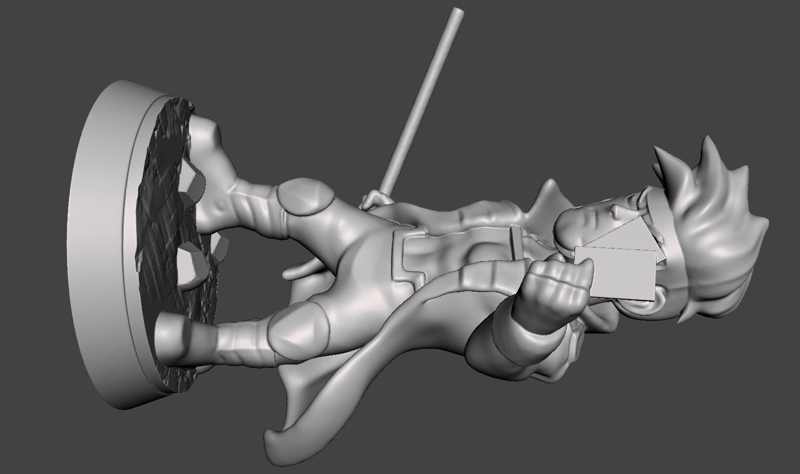 Gambit chibi 3d model for 3d printing 3D print model_1