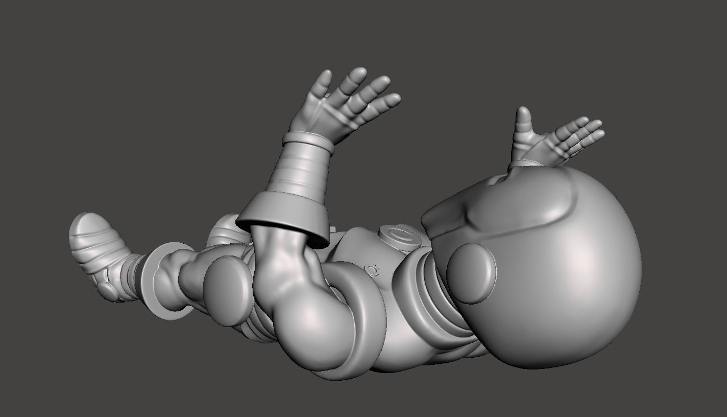 ironman chibi with base 3d model for 3d printing 3D print model_8